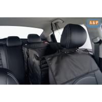 Автогамак Happy Dog Premium (Хэппи Дог Премиум). На 1/3 заднего сиденья. Цвет: черный.
