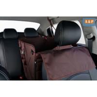 Автогамак Happy Dog Premium (Хэппи Дог Премиум). На 1/3 заднего сиденья. Цвет: коричневый.