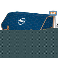 Органайзер-саквояж "Союз" в багажник Opel (Опель), размер XL Plus. Цвет: синий с бежевой прострочкой Соты.